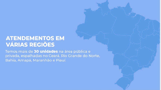 Atendimento da LR em várias regiões do Brasil